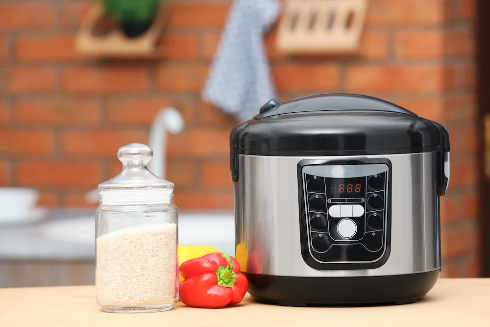 Slow cooker and rice