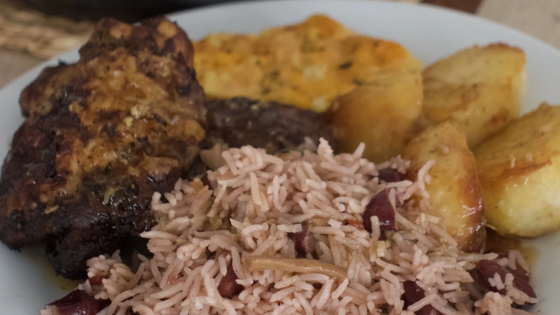 Vanessa Rice and peas landscape