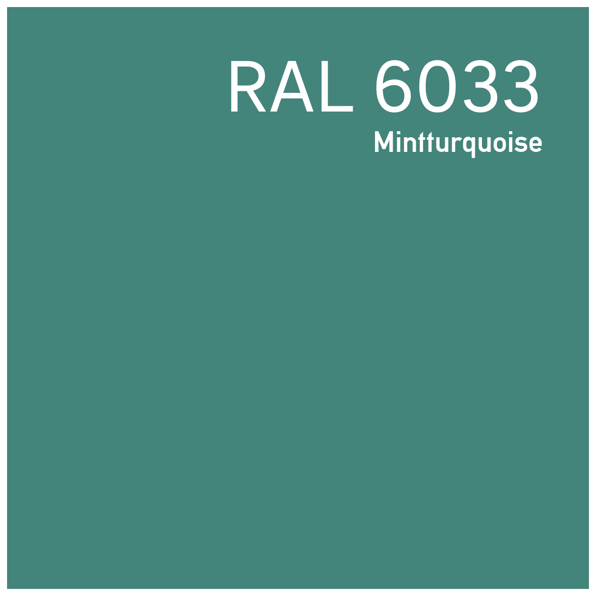 RAL 6033 Mintturquoise - Verfplaza