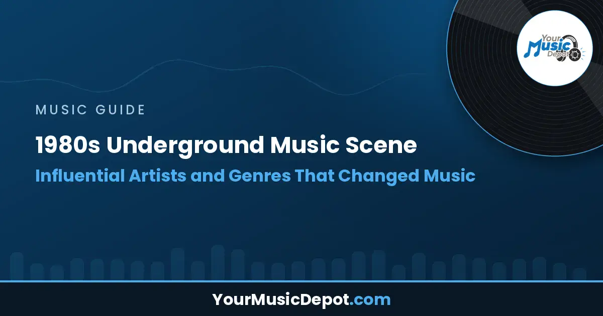 Read more about the article 1980s Underground Music Scene – Influential Artists and Genres That Changed Music