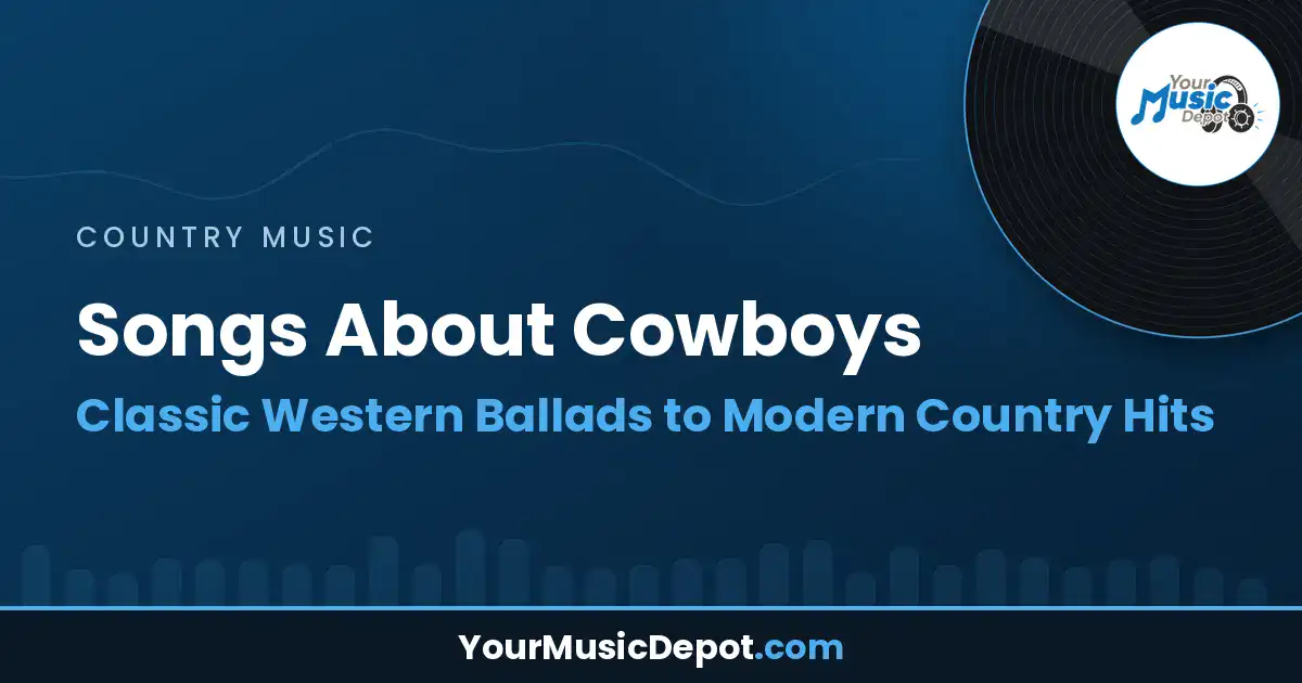 Read more about the article Songs About Cowboys: Classic Western Ballads to Modern Country Hits