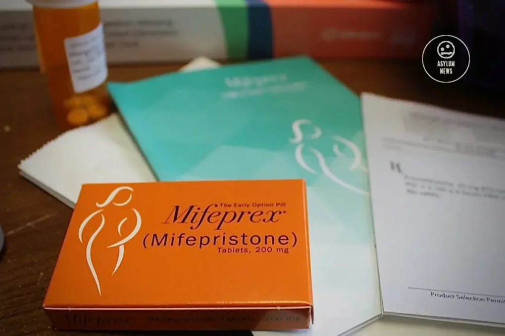 Abortion pill ban: mifepristone pill package and patient information