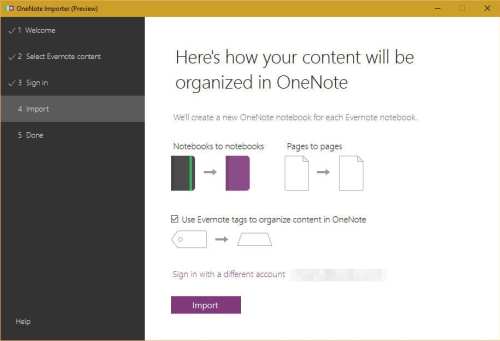 Access your account settings · mac. How To Move Your Notes Notebooks From Evernote To Onenote