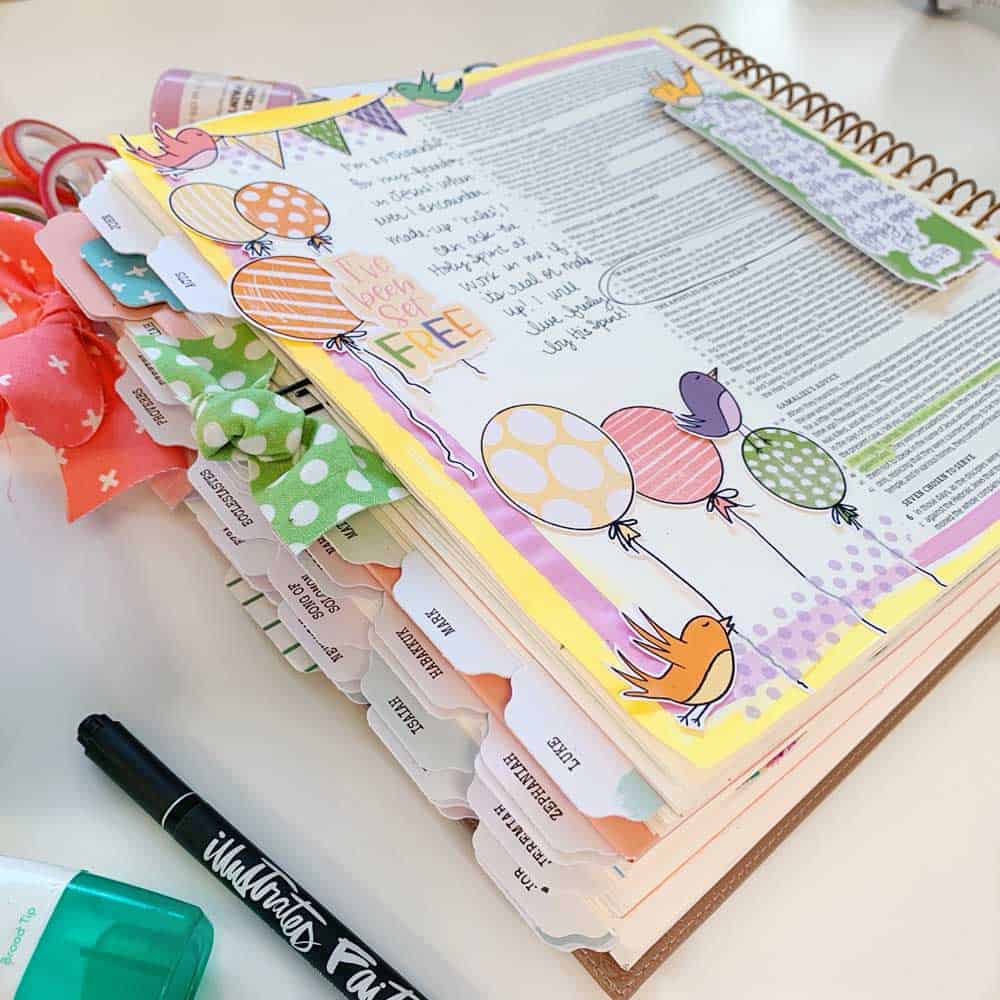 Print and Pray Hybrid Bible Journaling | Set Free | Acts 5 - Illustrated  Faith