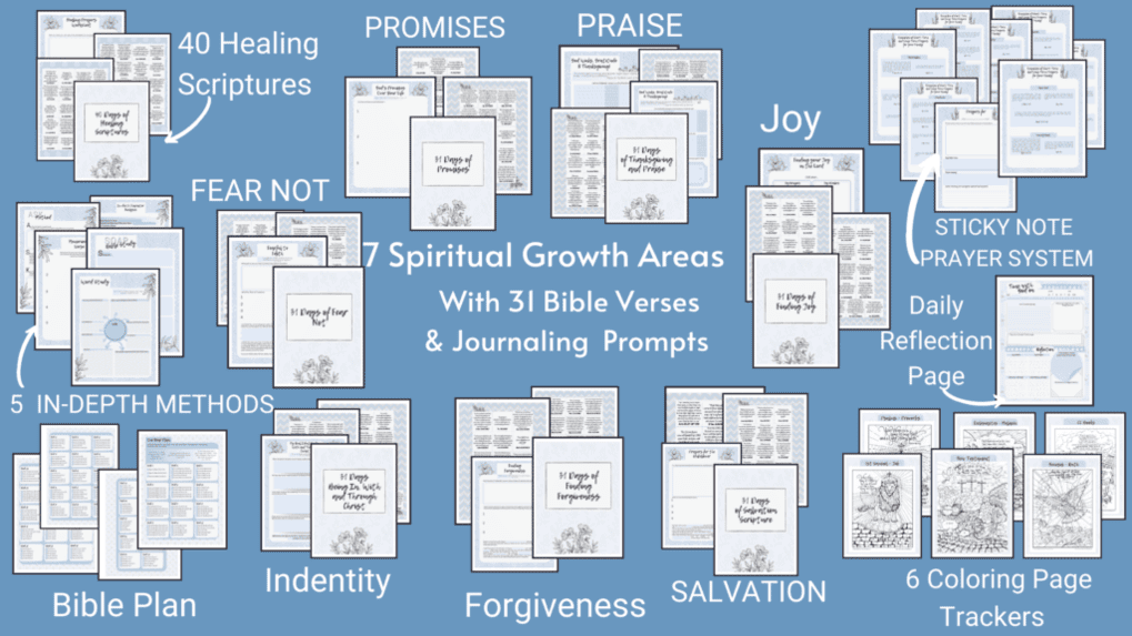 Mock up of Spend Time With God Journaling Pages