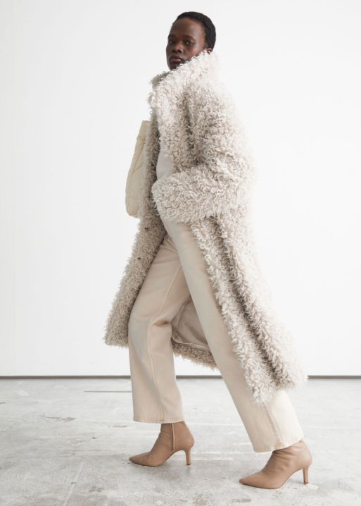 Faux Shearling Coat