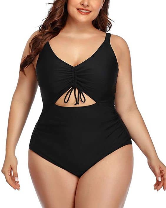 mesh plus size swimsuits