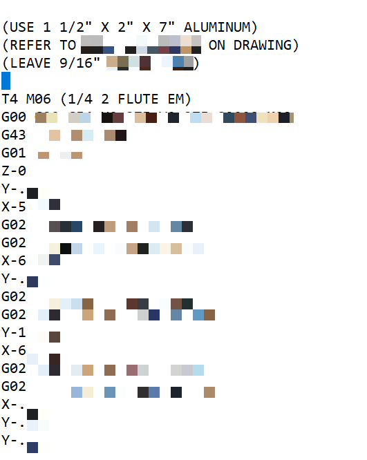 gcode sample doorcontrolsusa screenshot