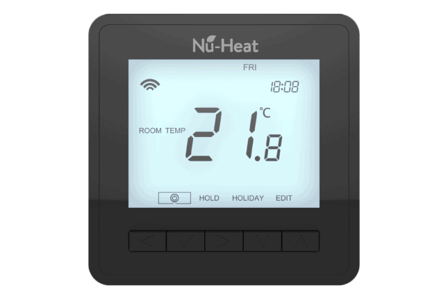 Neo Air Pairing Heatmiser Wireless Thermostat NeoAir Black