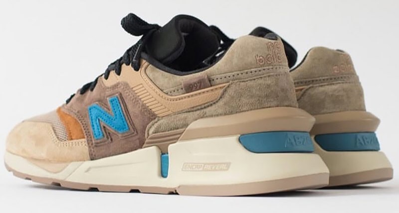 new balance 997 kith navy