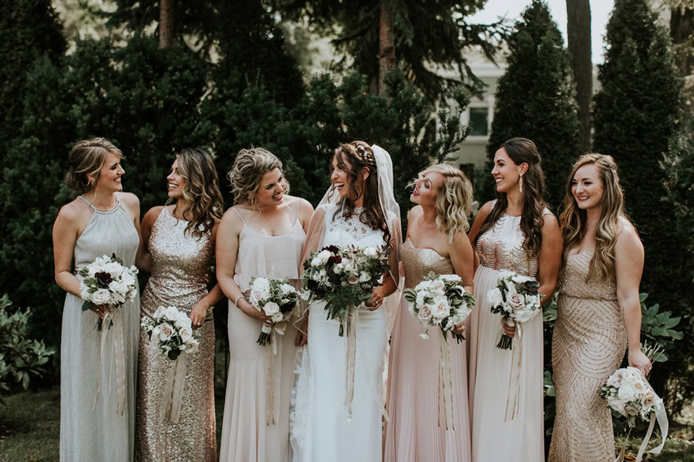 5 Tips to Flawlessly Pull Off Mismatched Bridesmaid Dresses