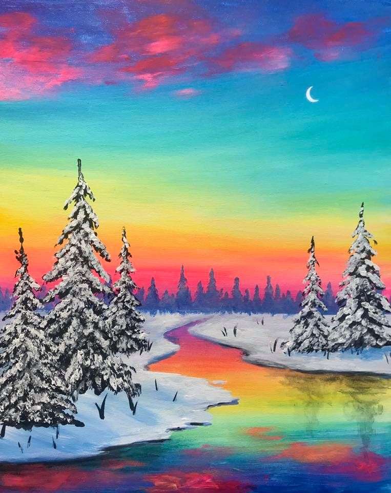 30 How To Paint A Sunset Easy Sunset Painting Harunmudak