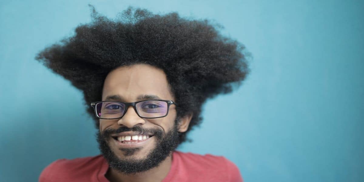 how to straighten curly hair black male