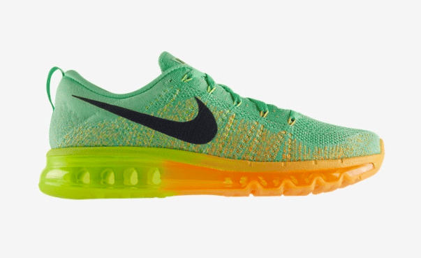 Nike Flyknit Air Max Light Lucid Green Atomic Mango Nice Kicks Nike Flyknit Air Max Light Lucid Green Atomic Mango Nice Kicks