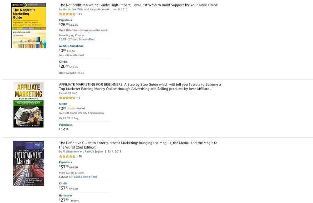 vender libros en Amazon