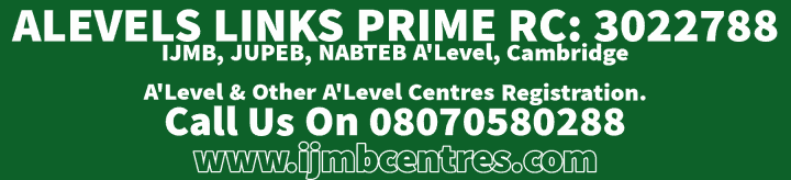 IJMB Ilorin Centre 3 ALEVELS LINKS PRIME