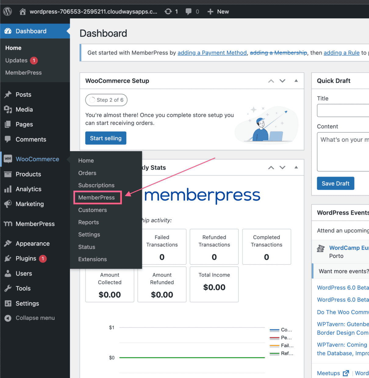 step 1 1 - MemberPress WooCommerce Integration Plugin