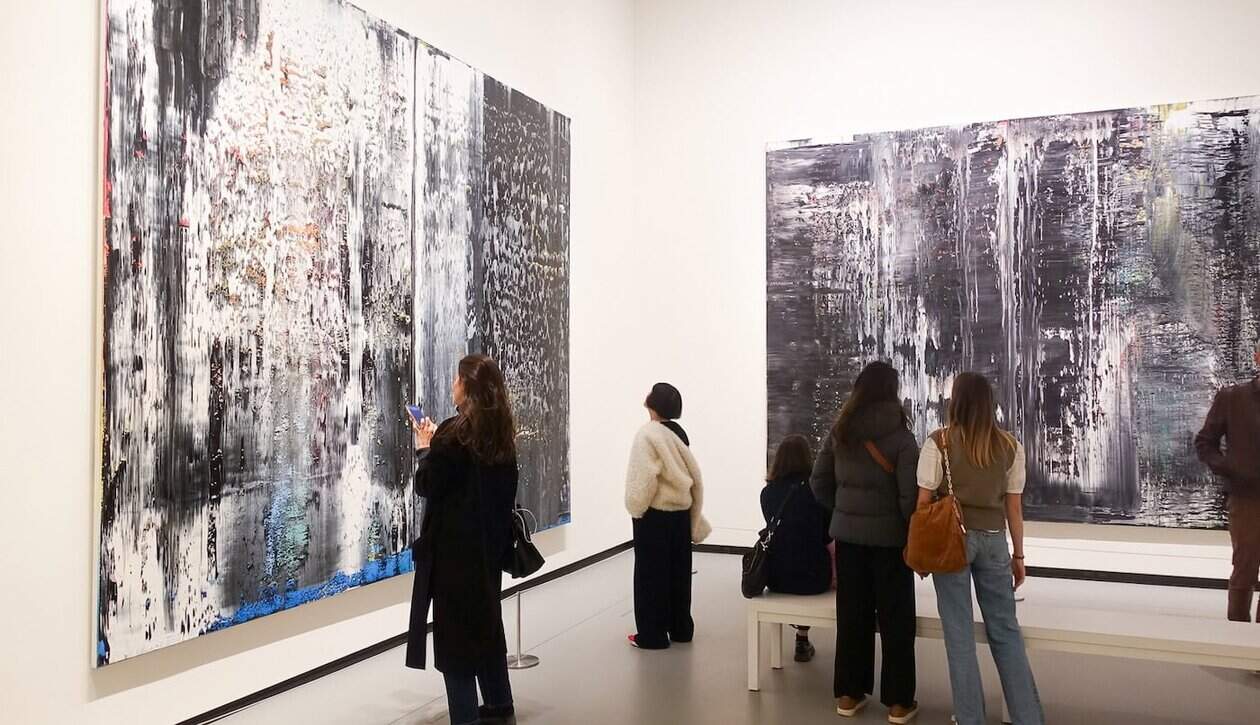 Exhibition at the Fondation Louis Vuitton: Gerhard Richter. Photo: own photo, exhibition documentation.