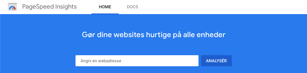 google pagespeed