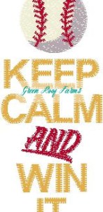 Keep Calm Baseball