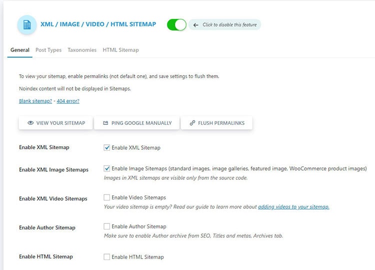 xml sitemap seo plugin