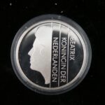 Zilveren 1 gulden 2001 achterkant 101munten
