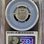 25C 1960 PCGS MS65 101muntennl back