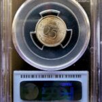 25C 1964 PCGS MS67 101muntennl back