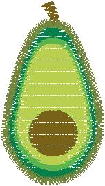Avocado single design