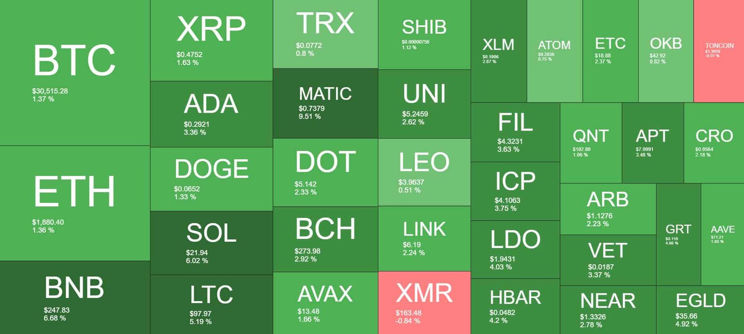 Cryptocurrency Market Overview. Source: Quantify Crypto