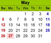May 2019 Designs Instant Download