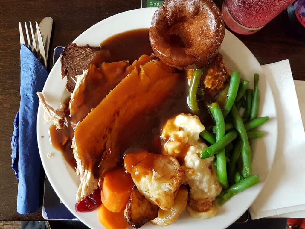 Most Popular British Food | Roast dinner