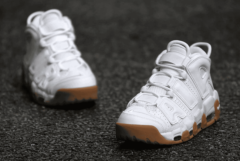 nike air more uptempo white gum