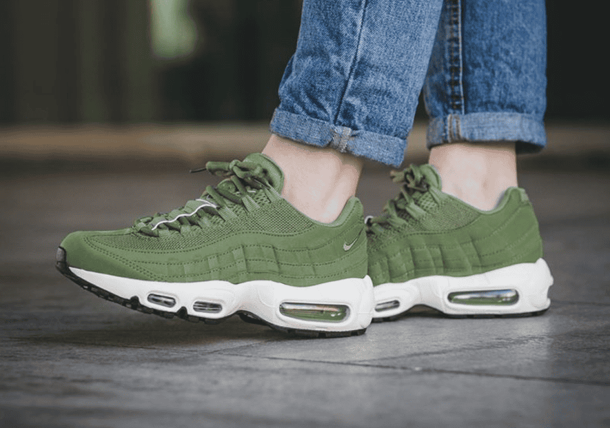 nike 95 air max green
