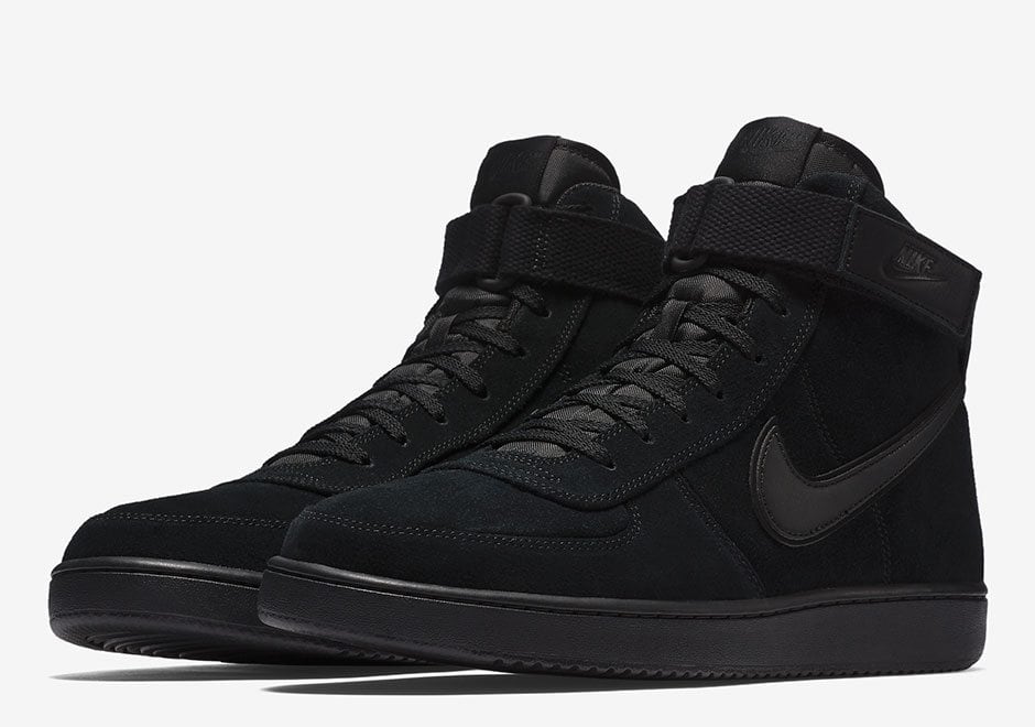 nike vandal black and white