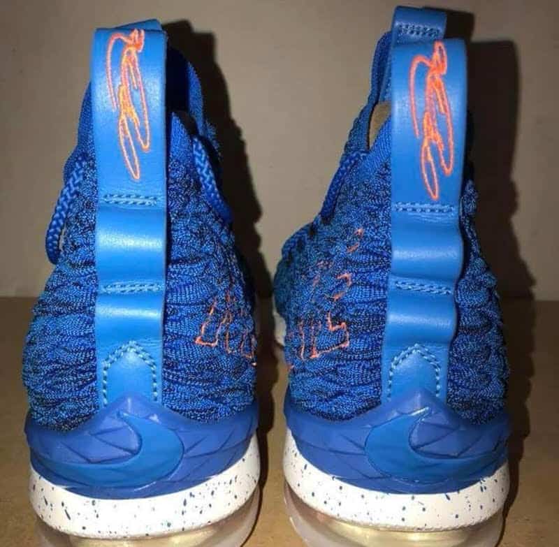 lebron 15 blue and orange