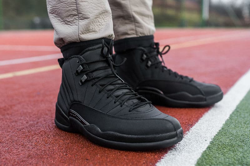 jordan 12 winter on feet