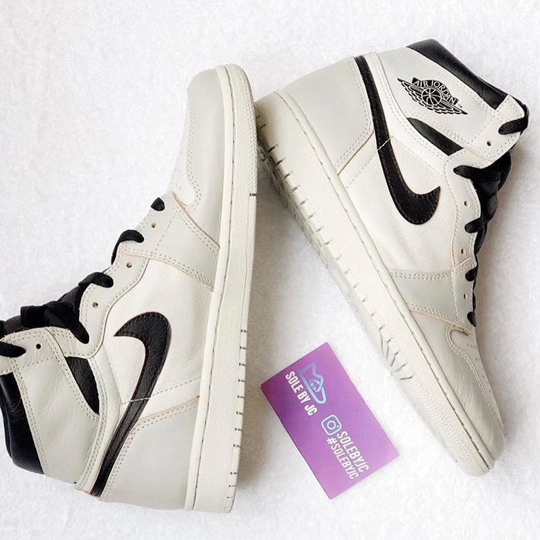 jordan 1 light bone crimson tint