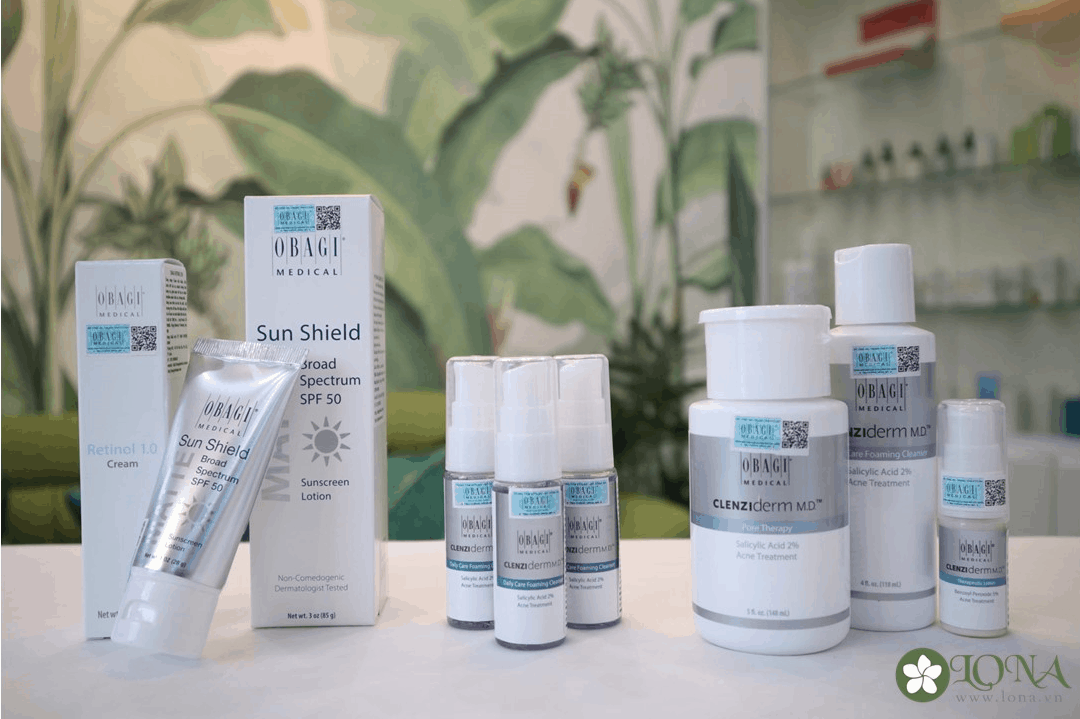 obagi-clenziderm-therapeutic-lotion, chấm mụn obagi 10ml