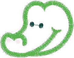 Applique Alligator 3 sizes