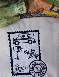 Post Office Stamp (5x7) 2-designs