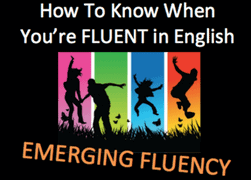 know if you're fluent