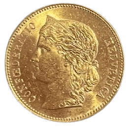 Gouden 20 Francs Zwitserland (1883-1896)