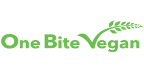 Image result for one bite vegan LOGO