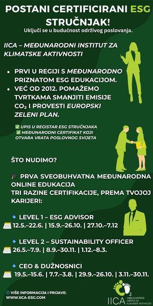 postani sertifikovani esg stručnjak