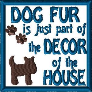 Dog Hair Towel Applique Box