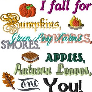 Autumn Saying 5x7 size