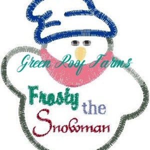 Frosty Applique 4x4