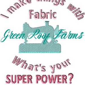 I make things with fabric saying 5x7