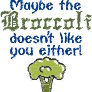 Veggie Saying Broccoli